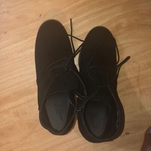 Casual Black ankle boots